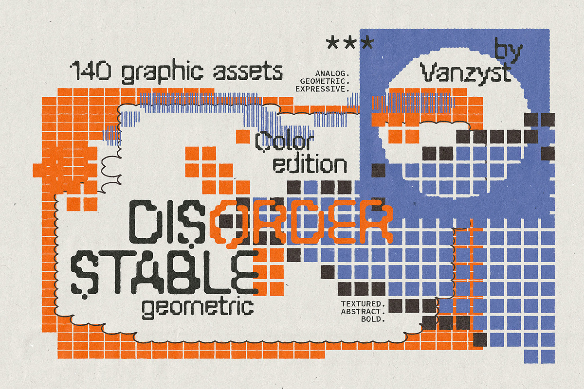 Disorder Stable Graphic, a Pattern Graphic by Vanzyst (Photo 3 of 11)