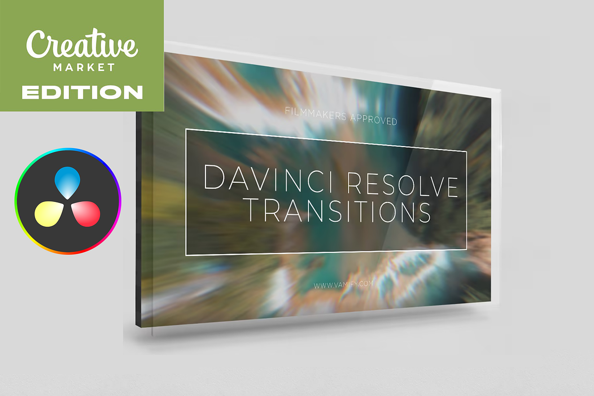 Seamless Transitions Davinci Resolve, a Templates & Theme by Vamify (Photo 1 of 4)