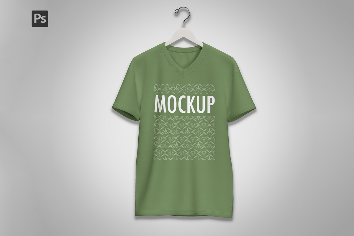 T-Shirt Mock-Up Set, a Packaging Mockup by Irena Matiash shop (Photo 6 of 6)