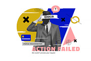 Modern Business Collage Poster Set, an Object Graphic by Creative Graphics (Thumbnail 3 of 5)