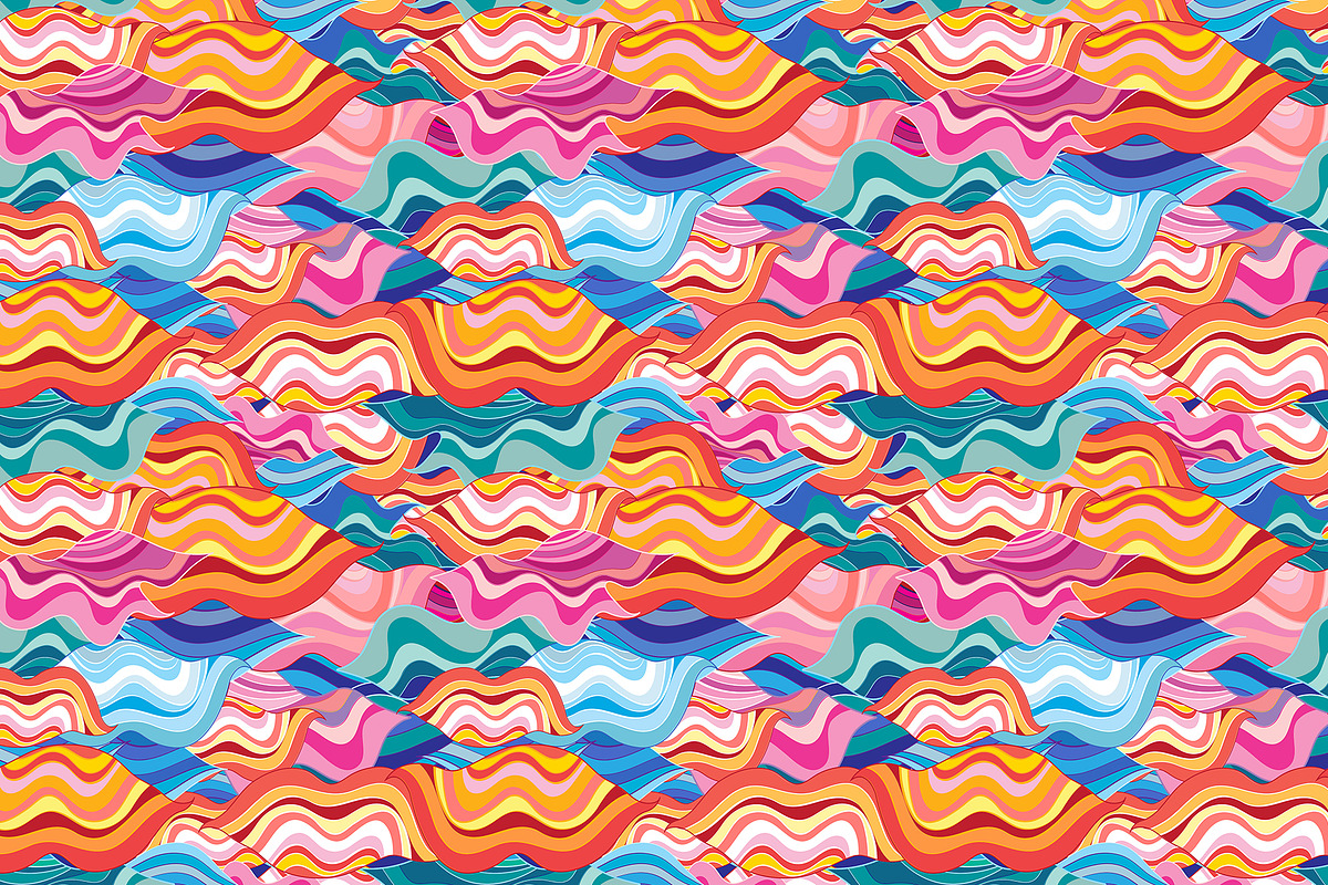 Set of Abstract colorful patterns, a Pattern Graphic by Tanor (Photo 6 of 7)