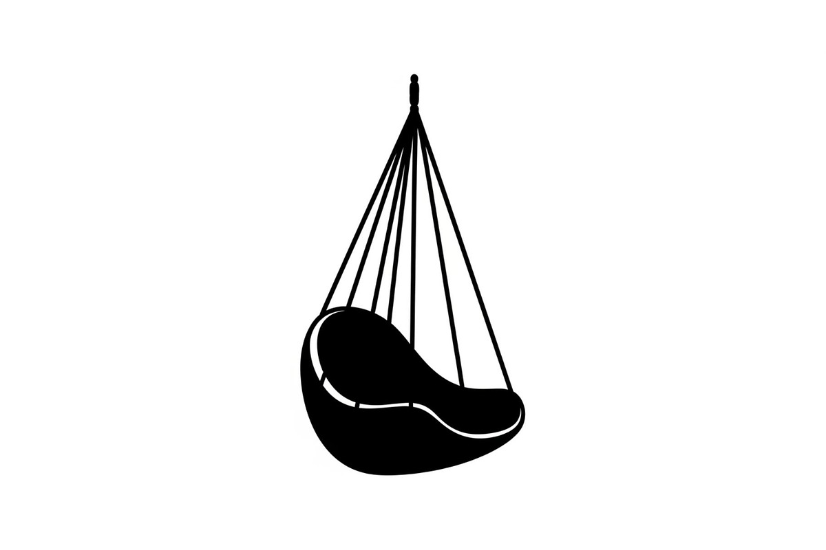 Hanging Egg Chair Silhouette Bundle, an Illustration by Designer_Momina (Photo 34 of 51)