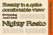 Fezeline 3D, a Serif Font by Craft Supply Co. (Thumbnail 3 of 8)