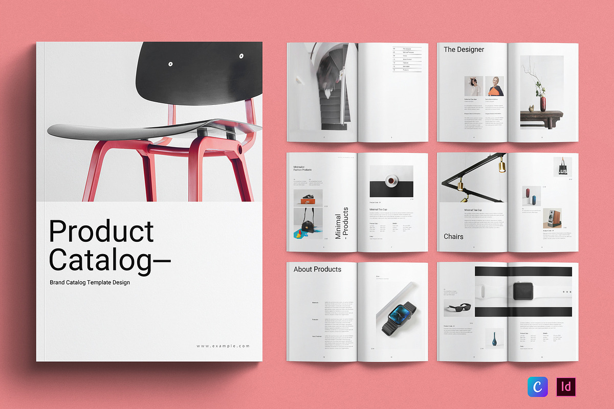Product Catalog Layout Design, a Brochure Template by E-Type | Creative ...