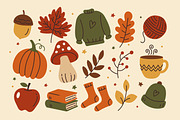 Autumn and Fall Illustration Bundle, an Object Graphic by ashek (Thumbnail 2 of 8)
