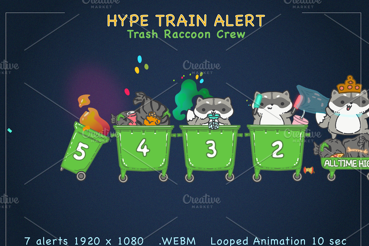 Hype Train Alerts for Twitch, an Object Graphic by JaneLane (Photo 2 of 10)