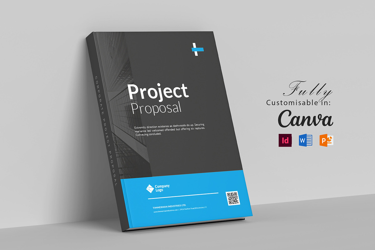Corporate Proposal Brochure Template, a Brochure Template by Niofix (Photo 1 of 6)