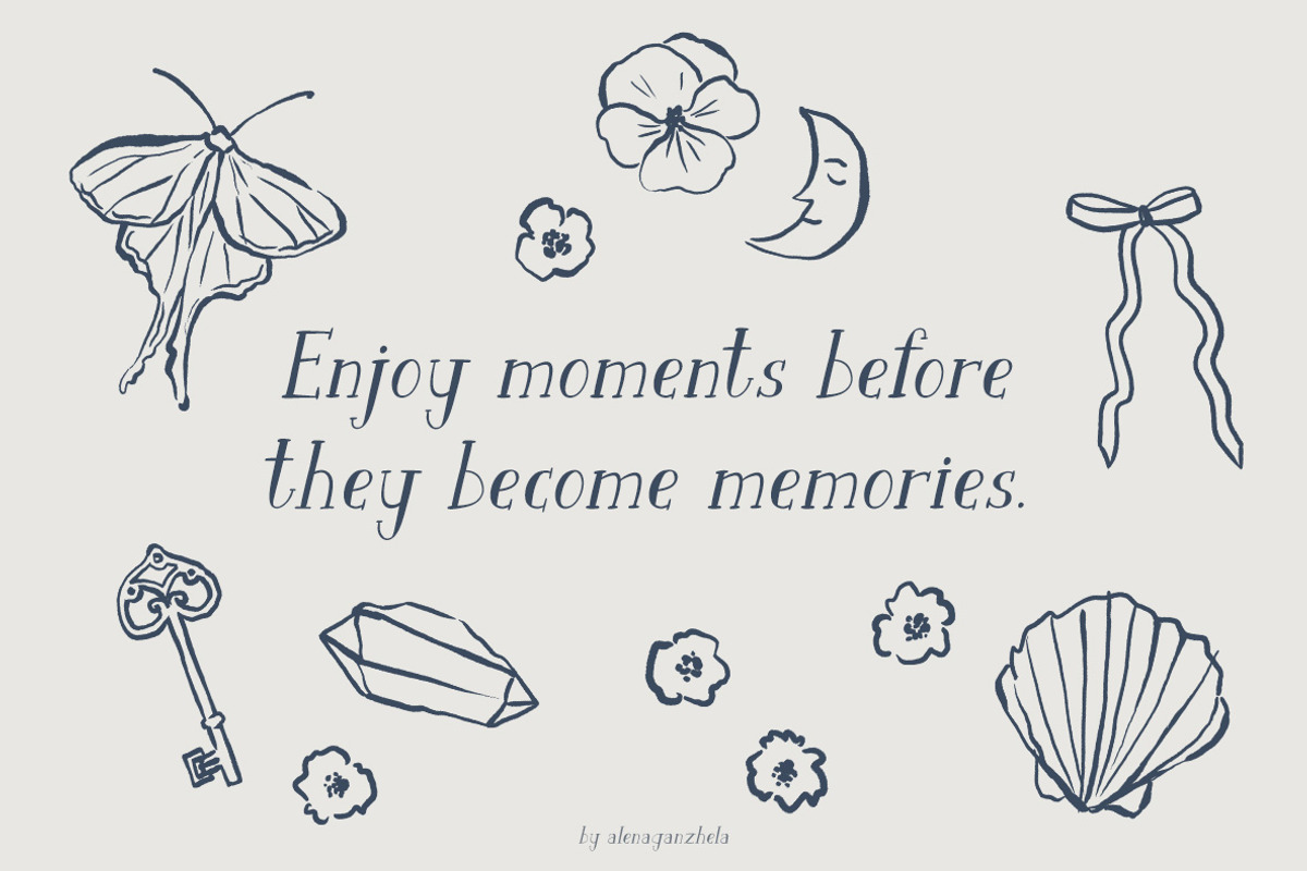 AURORA LANE - display typeface, a Handwritten Font by alenaganzhela (Photo 10 of 14)