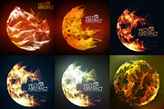 15 Abstract Demolished Spheres, an Object Graphic by GarryKillian (Thumbnail 3 of 4)