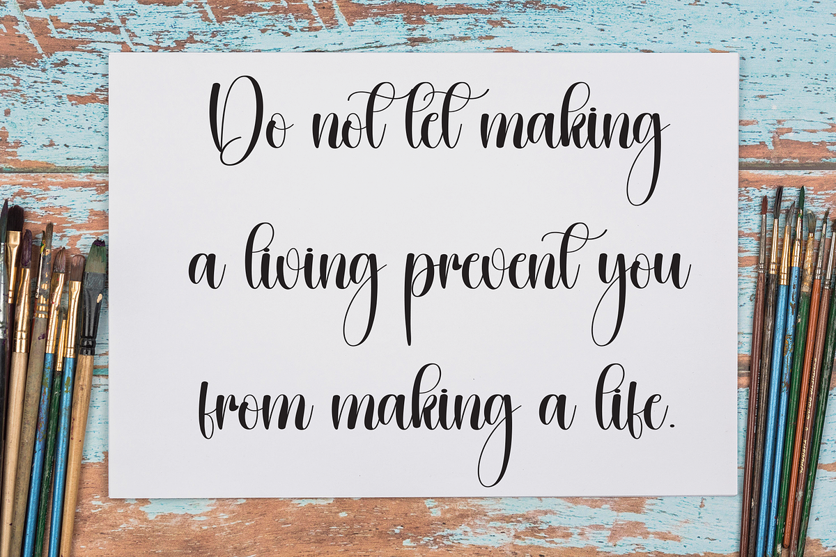 Scripture | Script Font, a Handwritten Font by Scratchones (Photo 5 of 9)
