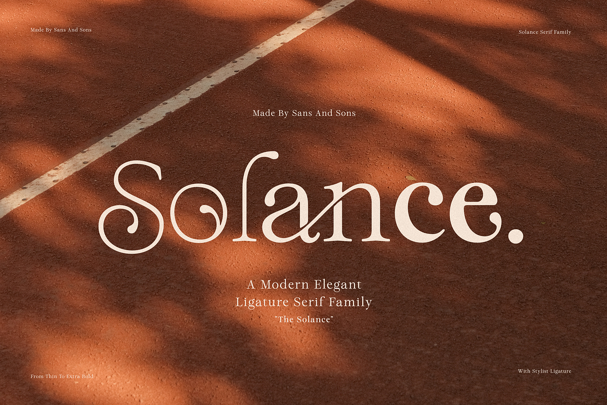 Solance Serif, a Serif Font by Sans & Sons (Photo 2 of 10)
