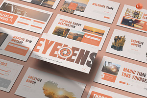 Portfolio & Photography PowerPoint, a Presentation Template by Pixslides