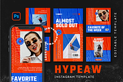 Hypeaw - Instagram Stories & Post, a Social Media Template by MYDesign (Thumbnail 1 of 5)