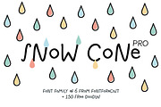 50% OFF Snow Cone Pro, a Script Font by Fontforecast (Thumbnail 1 of 9)