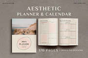 Aesthetic Planner & Calendar, a Stationery Template by Anatartan Design (Thumbnail 1 of 27)