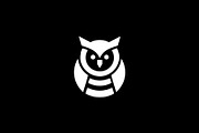 Owl Silhouette Vector Symbol, a Branding & Logo Template by Vectorium Studio (Thumbnail 2 of 4)