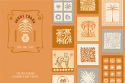 Sunny palms, elements and prints, a Graphic by venimo (Thumbnail 1 of 10)