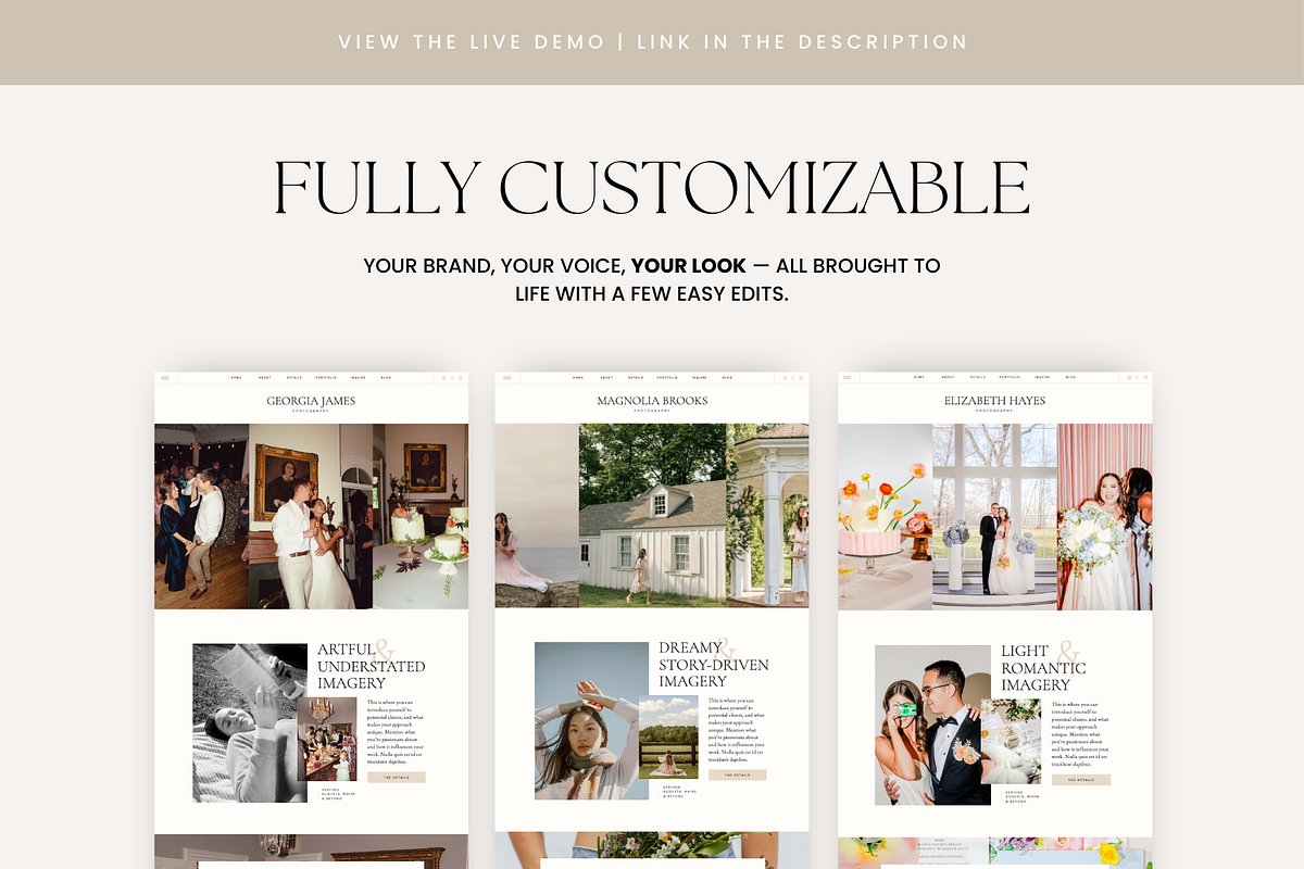 Showit Website Template | Photo, a Websites & App Template by Rosetta Lane Design (Photo 7 of 10)
