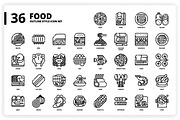 3,600 Icons x3 Styles, an Outline Icon by monkik (Thumbnail 140 of 299)