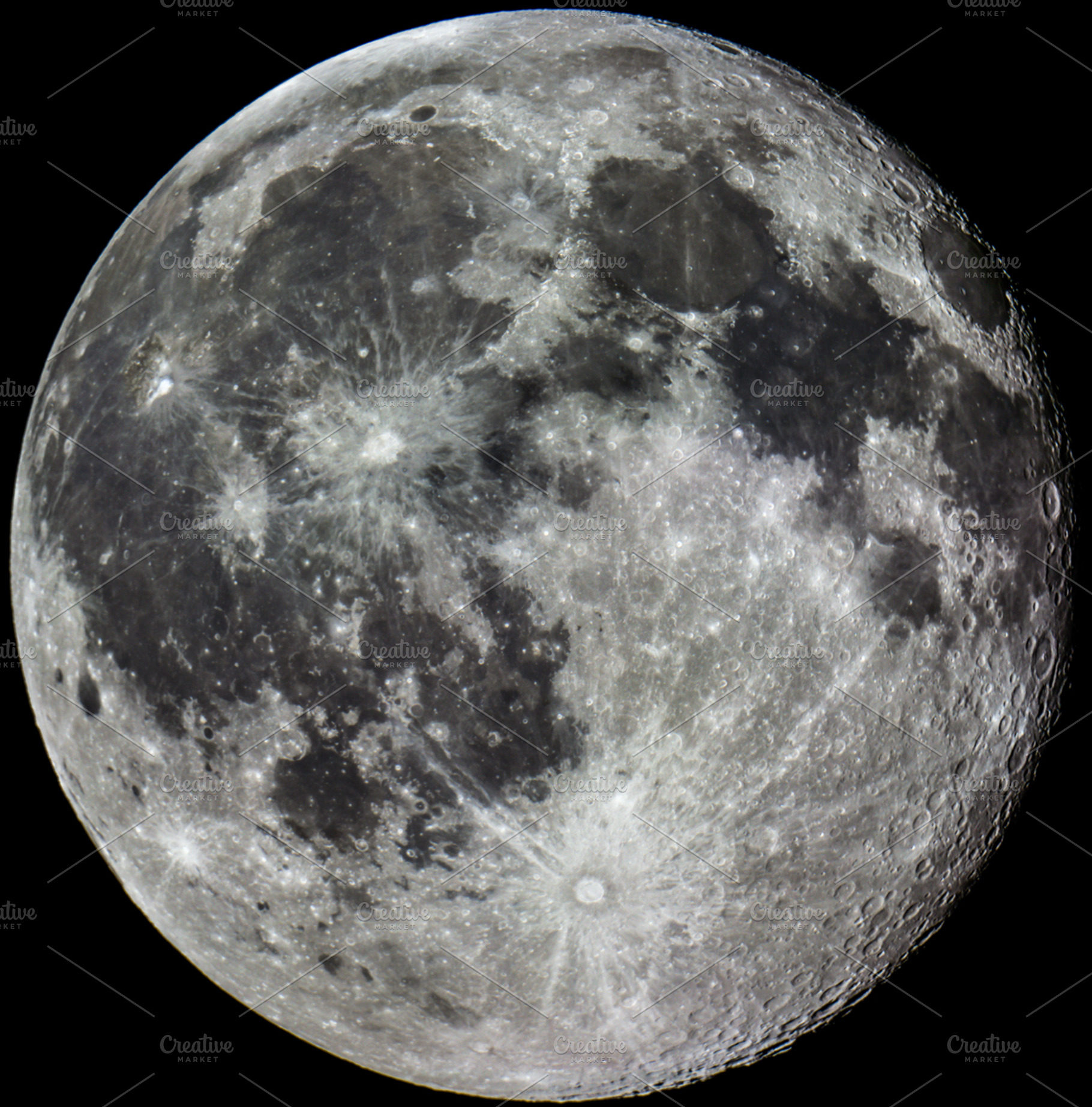 Full Moon  High Resolution, a Nature Photo by Ilaria Mulas Photography