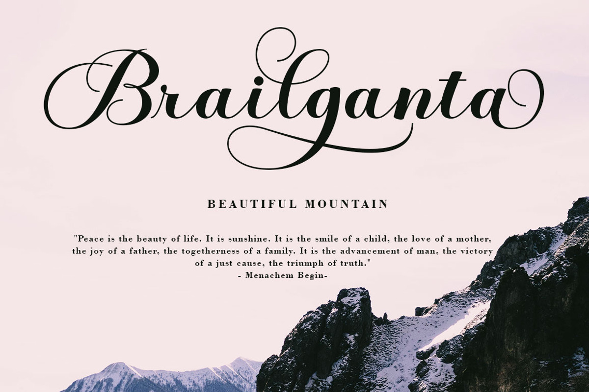Mongilon Script, a Script Font by Has_rizal (Photo 2 of 12)