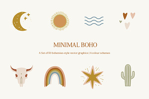 Minimal Boho Vector Graphics