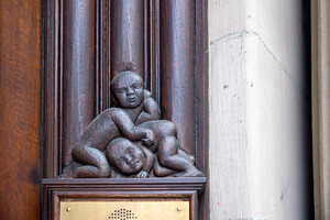Hamburg, Germany, September 13, 2026 — Wooden relief carving o
