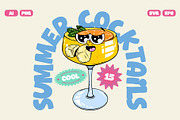Summer Cocktails, an Illustration by Alina Sh (Thumbnail 1 of 8)
