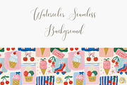 Cute Ice Cream Seamless Pattern, a Pattern Graphic by Pati Charm Studio (Thumbnail 3 of 6)