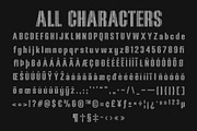 CS Brycel Slitscan, a Sans Serif Font by Craft Supply Co. (Thumbnail 8 of 8)