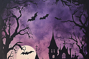 Spooky Silhouettes, a Background Graphic by Printable Treasure (Thumbnail 9 of 10)