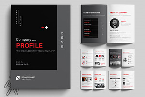 Company Profile Brochure Layout, a Brochure Template by MightyDesign
