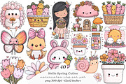 Hello spring cuties clipart - Spring, an Illustration by SinaCreation (Thumbnail 1 of 11)