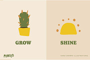 Planted Flower Sun Illustrations, a Solid Icon by CreativeWilderness (Thumbnail 10 of 13)