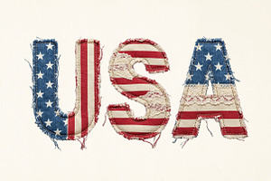 USA Faux Patchwork PNG, a Seasonal Illustration by Canvas Craft