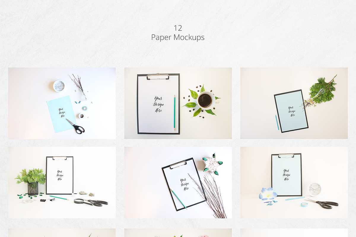Neat and Clean Mockup Collection, a Print Template by AZ Creative Stocks (Photo 4 of 9)
