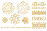 Ornamental borders,mandalas,rosettes, a Pattern Graphic by Dainia (Thumbnail 2 of 2)