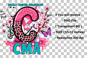 Breast Cancer CMA PNG, a Graphic by Clipart Bloom (Thumbnail 2 of 2)