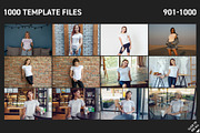 1000 T-Shirt Mock-Up, a Shirt Mockup by Freeman Studio (Thumbnail 13 of 19)
