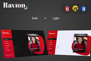 Ravizon - HTML Porfolio Template, a HTML Template by Techno Digitz (Thumbnail 1 of 7)