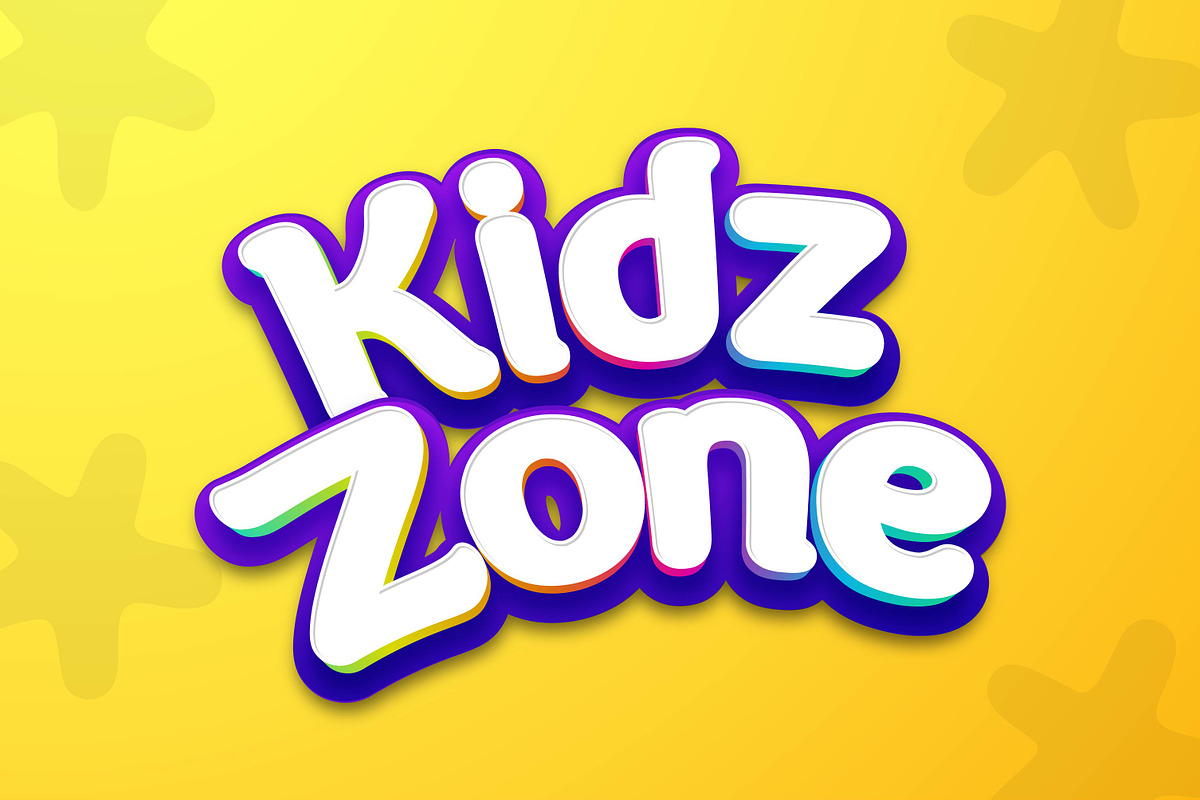 Kidoplay – Playful Kids Display Font, a Sans Serif Font by PickyPicks (Photo 6 of 10)