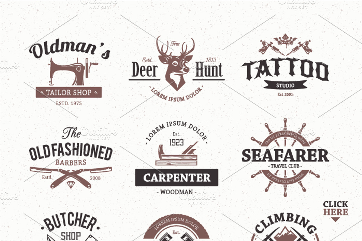 Workshop Logo Templates, a Branding & Logo Template by Vecster (Photo 2 of 6)