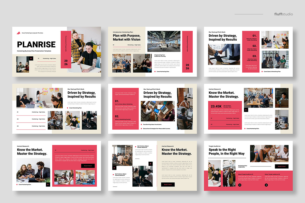 Marketing Plan Keynote Template, a Presentation Template by fluffstudio (Photo 2 of 4)