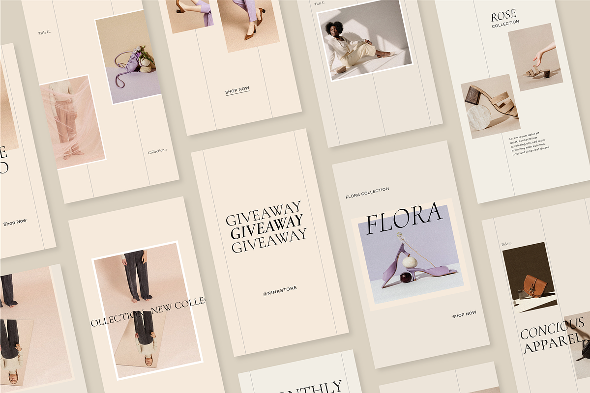 NINA Social Media Template, a Social Media Template by Cuoco (Photo 5 of 9)