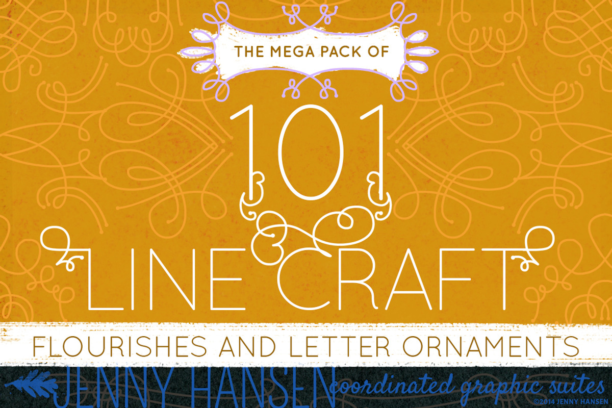 DIY Drop Caps Line Craft Mega Pack