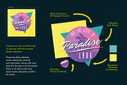 1980s Retro Logo Design Template, a Branding & Logo Template by Wingsart Studio (Thumbnail 2 of 3)