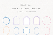 Whimsical cottagecore frames., an Object Graphic by Invite to Clipart (Thumbnail 4 of 9)