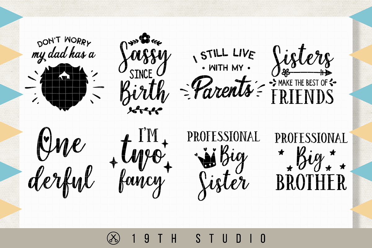 Kids SVG Bundle | MB17, an Illustration by Craft House SVG (Photo 2 of 4)
