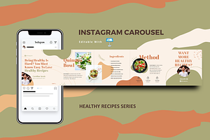 Healthy Recipes Keynote Carousel