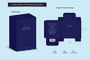 Perfume Packaging box Design 3d mock, an Object Graphic by sumonuix (Thumbnail 2 of 3)